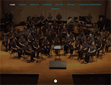 Tablet Screenshot of mansfieldwindsymphony.us